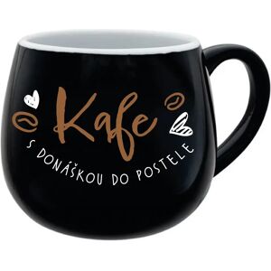Giftela KAFE S HRNEKOM - čierny keramický hrnček 300 ml Giftela KAFE S HRNEKOM - čierny keramický hrnček 300 ml
