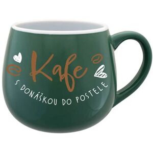 Giftela KAFE S BEDROOM DONUT - zelený keramický hrnček 300 ml Giftela KAFE S BEDROOM DONUT - zelený keramický hrnček 300 ml
