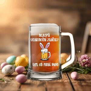 Giftela NAJLEPŠÍ VEĽKONOČNÝ BREAKFAST? ten, ktorý nesie pivo - pivný pohár 0,5 l Giftela NAJLEPŠÍ VEĽKONOČNÝ BREAKFAST? ten, ktorý nesie pivo - pivný pohár 0,5 l