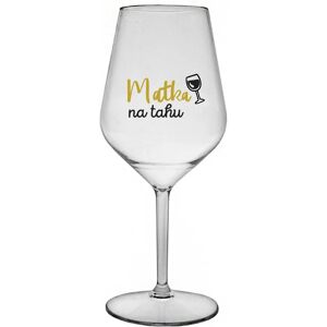 Giftela MATKA NA DYCH - číry nerozbitný pohár na víno 470 ml Giftela MATKA NA DYCH - číry nerozbitný pohár na víno 470 ml