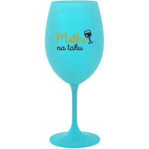 Giftela MATKA NA RUKU - tyrkysový pohár na víno 350 ml Giftela MATKA NA RUKU - tyrkysový pohár na víno 350 ml