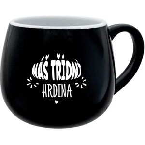 Giftela NAŠA TLAČOVŇA - čierny keramický hrnček 300 ml Giftela NAŠA TLAČOVŇA - čierny keramický hrnček 300 ml