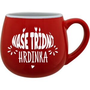 Giftela OUR CLASS MUG - červený keramický hrnček 300 ml Giftela OUR CLASS MUG - červený keramický hrnček 300 ml