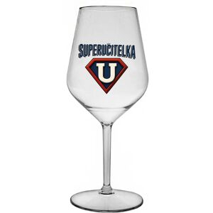 Giftela SUPERUČITELKA (MARK) - číry nerozbitný pohár na víno 470 ml Giftela SUPERUČITELKA (MARK) - číry nerozbitný pohár na víno 470 ml