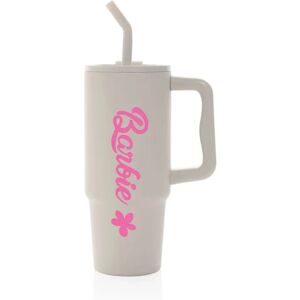 Giftela BARBIE - béžový cestovný termohrnček 900 ml Giftela BARBIE - béžový cestovný termohrnček 900 ml