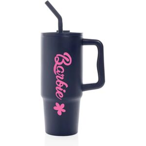 Giftela BARBIE - tmavomodrý cestovný termohrnček 900 ml Giftela BARBIE - tmavomodrý cestovný termohrnček 900 ml