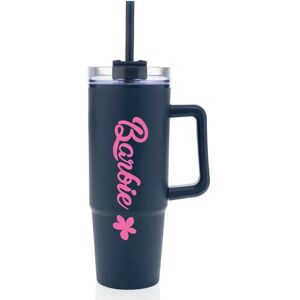 Giftela BARBIE - tmavomodrý cestovný hrnček s priehľadným viečkom 900 ml Giftela BARBIE - tmavomodrý cestovný hrnček s priehľadným viečkom 900 ml