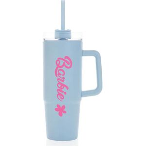 Giftela BARBIE - svetlomodrý cestovný hrnček s priehľadným viečkom 900 ml Giftela BARBIE - svetlomodrý cestovný hrnček s priehľadným viečkom 900 ml