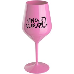 Giftela VÍNOSAURUS - svetloružový nerozbitný pohár na víno 470 ml Giftela VÍNOSAURUS - svetloružový nerozbitný pohár na víno 470 ml