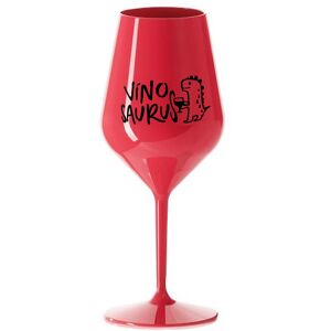 Giftela VÍNOSAURUS - červený nerozbitný pohár na víno 470 ml Giftela VÍNOSAURUS - červený nerozbitný pohár na víno 470 ml