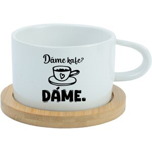 Giftela DARUJEME KÁVU? DARUJEME - biely šálok na makrónky 200 ml Giftela DARUJEME KÁVU? DARUJEME - biely šálok na makrónky 200 ml