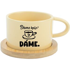 Giftela GIVE A CUP? GIVE A CUP - žltý hrnček na makrónky 200 ml Giftela GIVE A CUP? GIVE A CUP - žltý hrnček na makrónky 200 ml