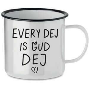 Giftela EVERY DEJ IS GUD DEJ - biela plechovka 350 ml Giftela EVERY DEJ IS GUD DEJ - biela plechovka 350 ml