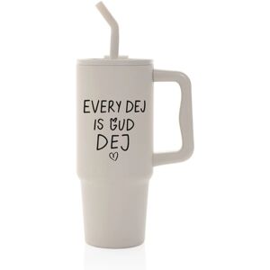 Giftela EVERY DEJ IS GUD DEJ - béžová cestovná termoska 900 ml Giftela EVERY DEJ IS GUD DEJ - béžová cestovná termoska 900 ml