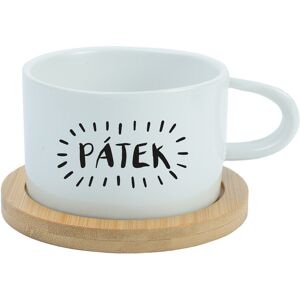 Giftela PIATOK - biely pohár na makrónky 200 ml Giftela PIATOK - biely pohár na makrónky 200 ml