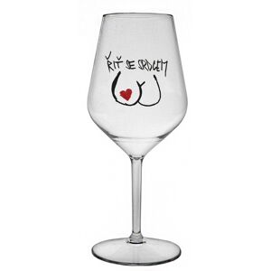 Giftela RIŤ SO SRDCOM - číry nerozbitný pohár na víno 470 ml Giftela RIŤ SO SRDCOM - číry nerozbitný pohár na víno 470 ml