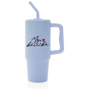 Giftela MOJE KAVIČKA - svetlomodrý cestovný termohrnček 900 ml Giftela MOJE KAVIČKA - svetlomodrý cestovný termohrnček 900 ml