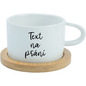 Giftela TEXT NA ŽIADOSŤ - biely keramický hrnček Makronka 200 ml Giftela TEXT NA ŽIADOSŤ - biely keramický hrnček Makronka 200 ml