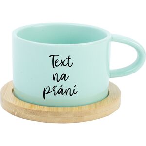 Giftela TEXT NA ŽIADOSŤ - mätový keramický hrnček Makronka 200 ml Giftela TEXT NA ŽIADOSŤ - mätový keramický hrnček Makronka 200 ml