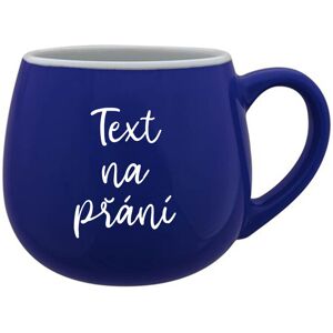 Giftela TEXT NA ŽIADOSŤ - modrý keramický hrnček 300 ml Giftela TEXT NA ŽIADOSŤ - modrý keramický hrnček 300 ml