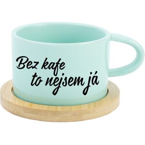 Giftela BEZ KÁVY TO NIE SOM JA - mätový hrnček makrónka 200 ml Giftela BEZ KÁVY TO NIE SOM JA - mätový hrnček makrónka 200 ml