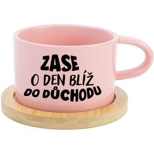 Giftela MOHLA BY som byť milá, ale nechcem - ružový hrnček s makrónkou 200 ml Giftela MOHLA BY som byť milá, ale nechcem - ružový hrnček s makrónkou 200 ml