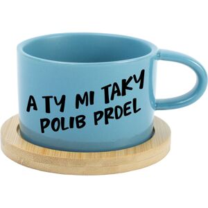 Giftela A TY MI TAKY POLIB PRDEL - modrý hrnček makarón 200 ml Giftela A TY MI TAKY POLIB PRDEL - modrý hrnček makarón 200 ml