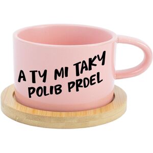 Giftela A TY MI TAKY POLIB PRDEL - ružový hrnček makrónka 200 ml Giftela A TY MI TAKY POLIB PRDEL - ružový hrnček makrónka 200 ml