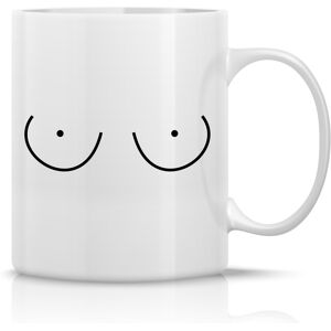 Giftela PRSA (SMALL) - klasický biely keramický hrnček 300 ml Giftela PRSA (SMALL) - klasický biely keramický hrnček 300 ml