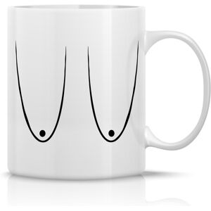 Giftela PRSA (VEĽKÝ) - klasický biely keramický hrnček 300 ml Giftela PRSA (VEĽKÝ) - klasický biely keramický hrnček 300 ml