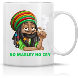 Giftela BOB MARLEY - klasický biely keramický hrnček 300 ml Giftela BOB MARLEY - klasický biely keramický hrnček 300 ml
