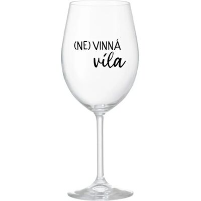 Giftela (NO)WINE WINE - priehľadný pohár na víno 350 ml Giftela (NO)WINE WINE - priehľadný pohár na víno 350 ml