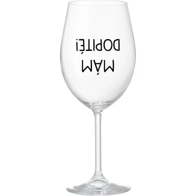Giftela I'M GOT IT! - priehľadný pohár na víno 350 ml Giftela I'M GOT IT! - priehľadný pohár na víno 350 ml
