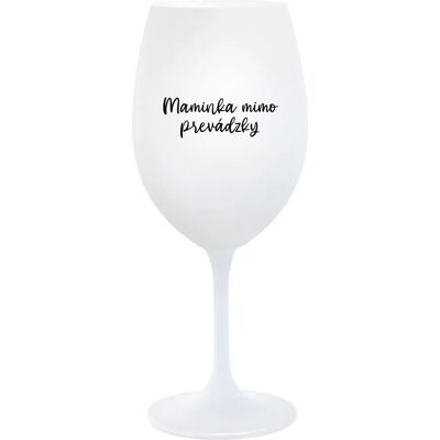 Giftela MAMA OUTSIDE - pohár na biele víno 350 ml Giftela MAMA OUTSIDE - pohár na biele víno 350 ml