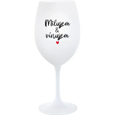 Giftela I LOVE & I WINE - pohár na biele víno 350 ml Giftela I LOVE & I WINE - pohár na biele víno 350 ml