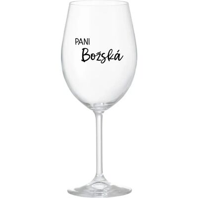 Giftela Lady of God - priehľadný pohár na víno 350 ml Giftela Lady of God - priehľadný pohár na víno 350 ml