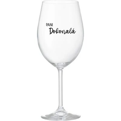 Giftela Ms. Perfect - priehľadný pohár na víno 350 ml Giftela Ms. Perfect - priehľadný pohár na víno 350 ml