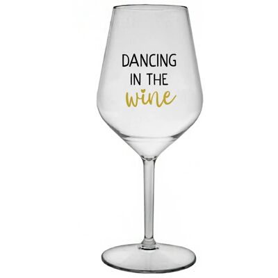 Giftela DANCING IN THE WINE - priehľadný nerozbitný pohár na víno 470 ml Giftela DANCING IN THE WINE - priehľadný nerozbitný pohár na víno 470 ml