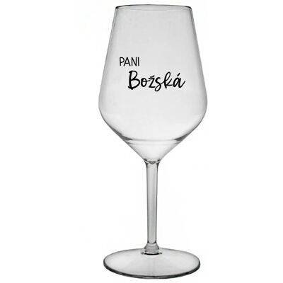 Giftela Lady of God - priehľadný nerozbitný pohár na víno 470 ml Giftela Lady of God - priehľadný nerozbitný pohár na víno 470 ml