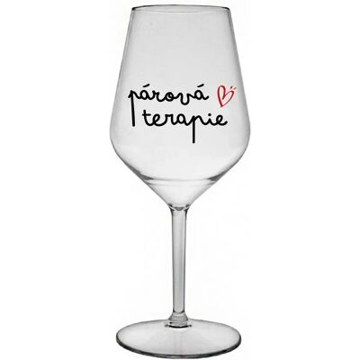 Giftela Párová terapia - číry nerozbitný pohár na víno 470 ml Giftela Párová terapia - číry nerozbitný pohár na víno 470 ml