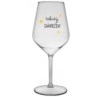 Giftela DARČEK - číry nerozbitný pohár na víno 470 ml Giftela DARČEK - číry nerozbitný pohár na víno 470 ml