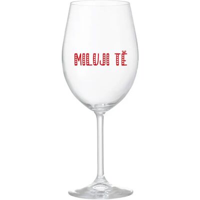 Giftela I LOVE YOU - číry pohár na víno 350 ml Giftela I LOVE YOU - číry pohár na víno 350 ml
