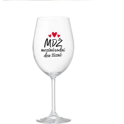 Giftela MEDZINÁRODNÝ DEŇ VÍNA - číry pohár na víno 350 ml Giftela MEDZINÁRODNÝ DEŇ VÍNA - číry pohár na víno 350 ml