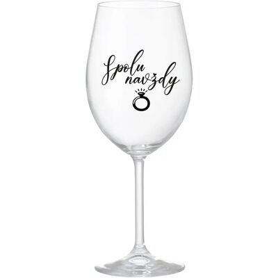 Giftela TOGETHER FOREVER - číry pohár na víno 350 ml Giftela TOGETHER FOREVER - číry pohár na víno 350 ml