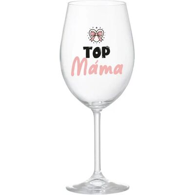 Giftela TOP MAMA - číry pohár na víno 350 ml Giftela TOP MAMA - číry pohár na víno 350 ml