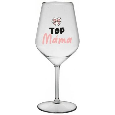 Giftela TOP MAMA - číry nerozbitný pohár na víno 470 ml Giftela TOP MAMA - číry nerozbitný pohár na víno 470 ml