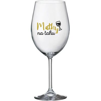 Giftela MATKY NA RUKU - číry pohár na víno 350 ml Giftela MATKY NA RUKU - číry pohár na víno 350 ml