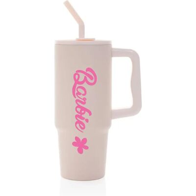 Giftela BARBIE - svetloružový cestovný termohrnček 900 ml Giftela BARBIE - svetloružový cestovný termohrnček 900 ml