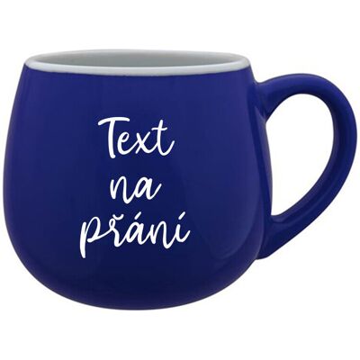 Giftela TEXT NA ŽIADOSŤ - modrý keramický hrnček 300 ml Giftela TEXT NA ŽIADOSŤ - modrý keramický hrnček 300 ml