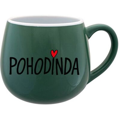 Giftela POHODINDA - zelený keramický hrnček 300 ml Giftela POHODINDA - zelený keramický hrnček 300 ml